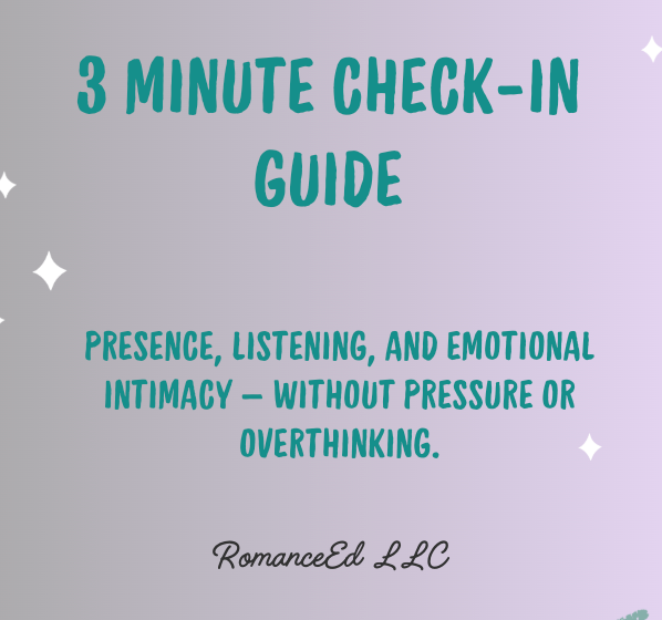 Free Download- 3 Minute Check-In Guide