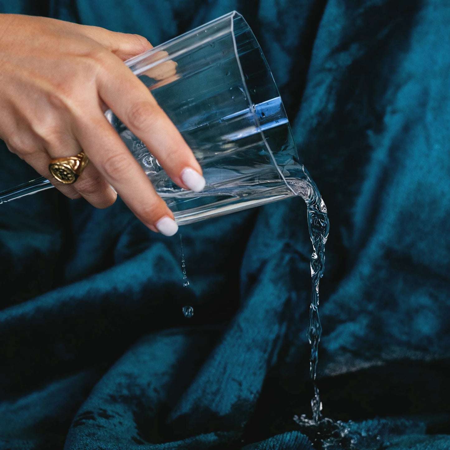 Splash Blanket- Small Emerald Green