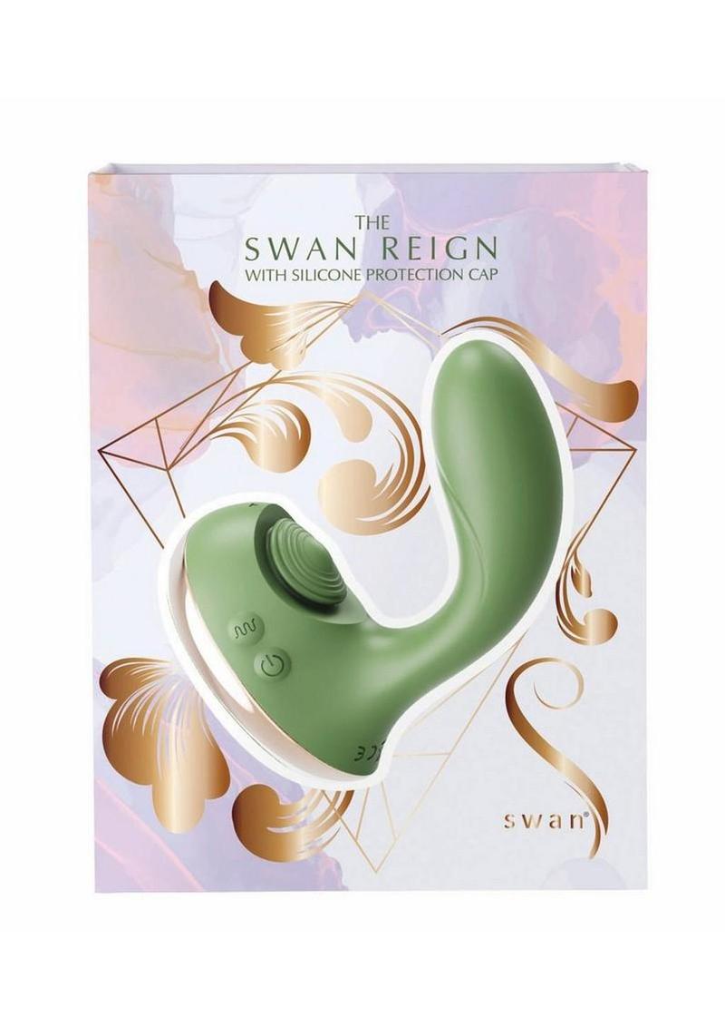 The Swan Reign™ Rechargeable Air Pulse & G-Spot Massager
